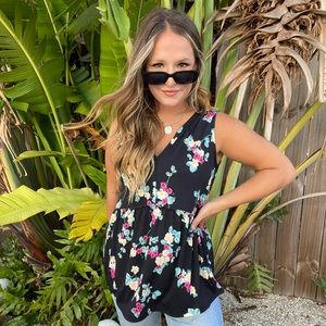 Floral Babydoll Top
